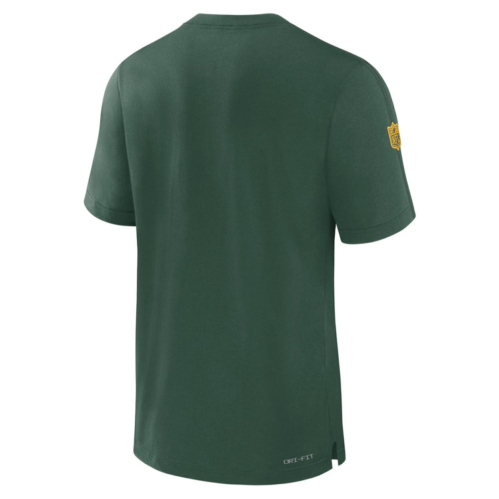 Green Bay Packers Sideline Player Performance T-Shirt Green - Nike