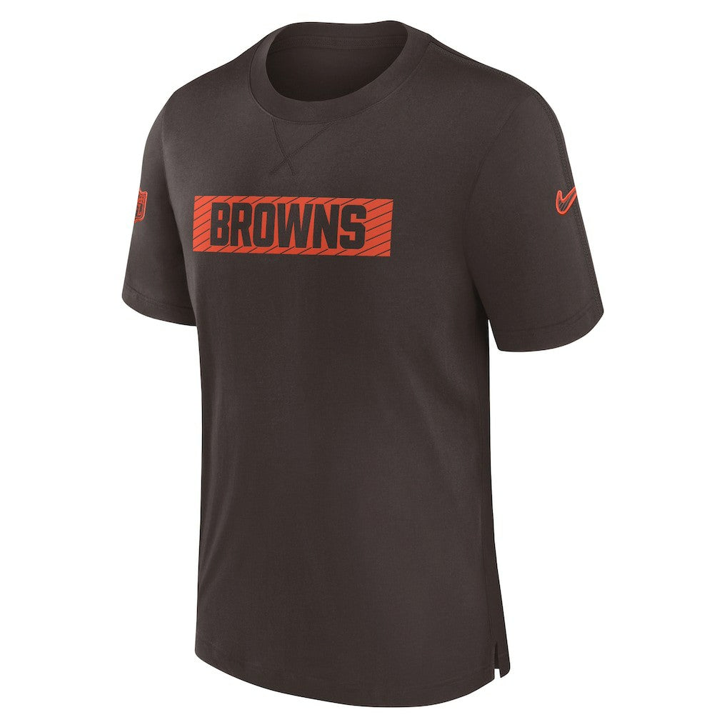 Cleveland Browns Sideline Player Performance T-Shirt Brown - Nike