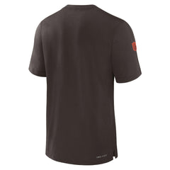 Cleveland Browns Sideline Player Performance T-Shirt Brown - Nike