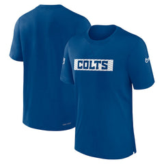 Indianapolis Colts Sideline Player Performance T-Shirt Royal - Nike