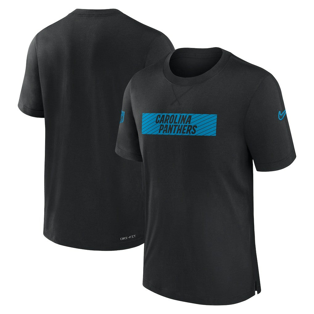 Carolina Panthers Sideline Player Performance T-Shirt Black - Nike