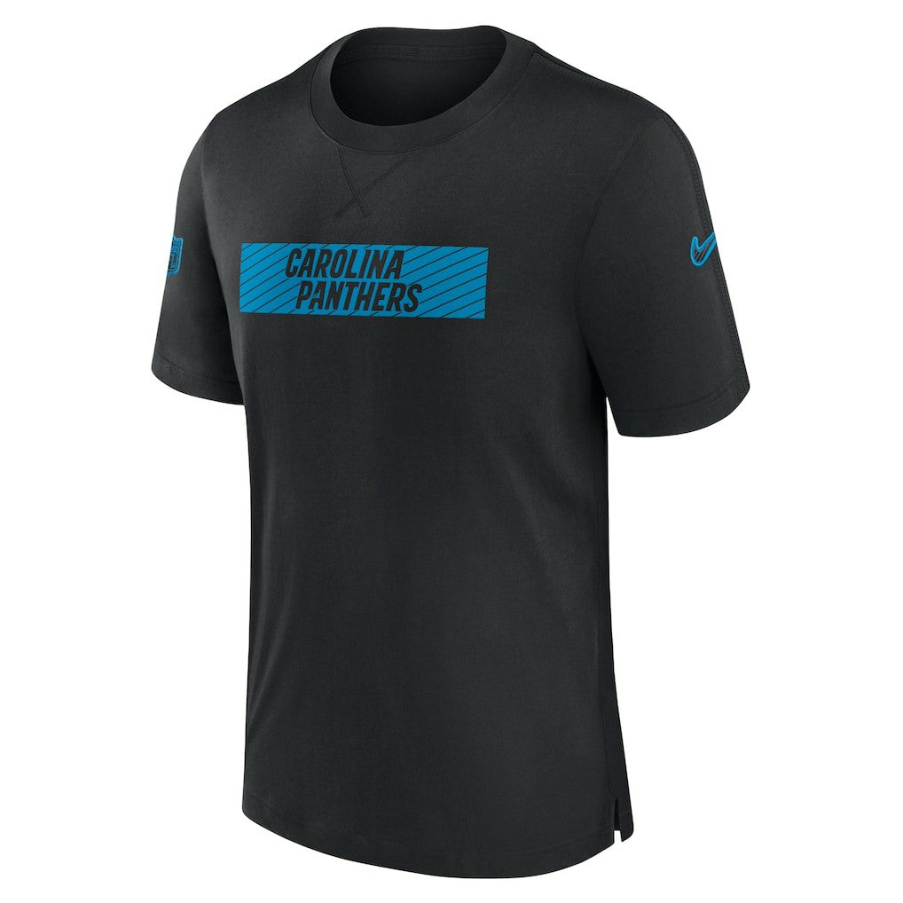 Carolina Panthers Sideline Player Performance T-Shirt Black - Nike