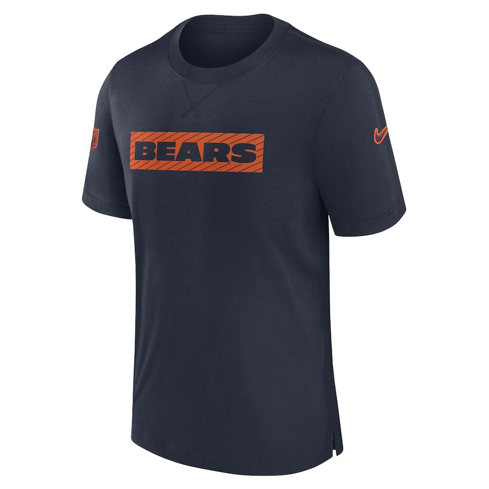 Chicago Bears Sideline Player Performance T-Shirt Navy - Nike