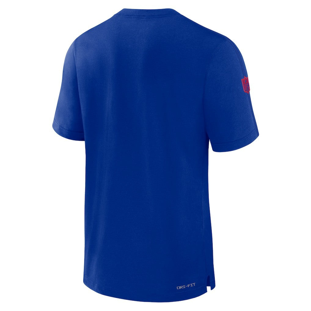 Buffalo Bills Sideline Player Performance T-Shirt Royal - Nike
