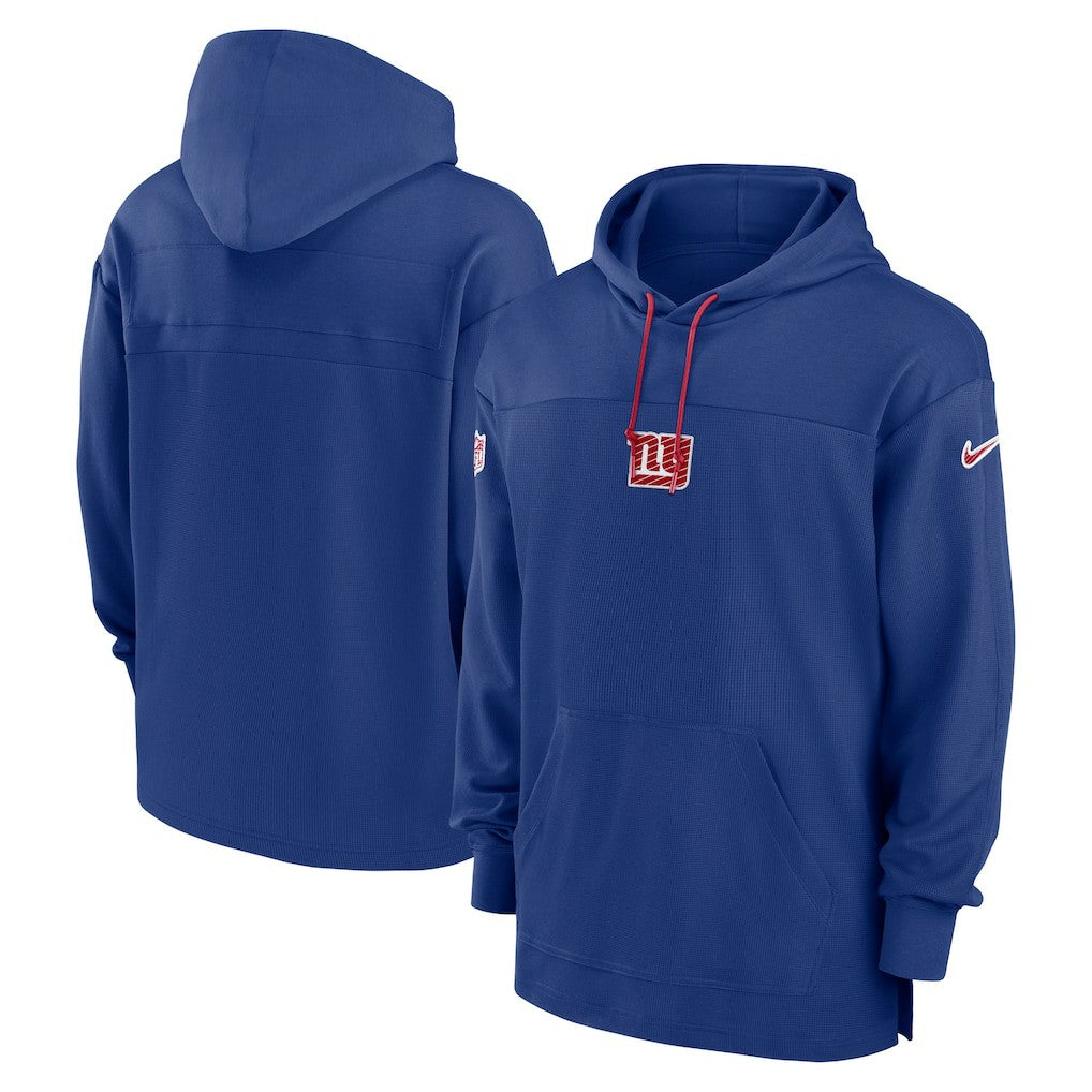 New York Giants Sideline Jersey Performance Pullover Hoodie Royal - Nike