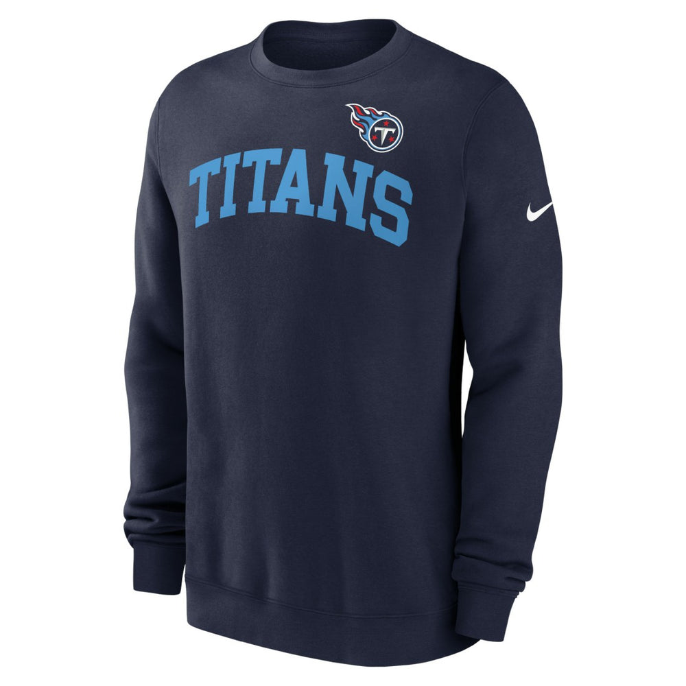 Tennessee Titans Club Pullover Sweatshirt Navy - Nike