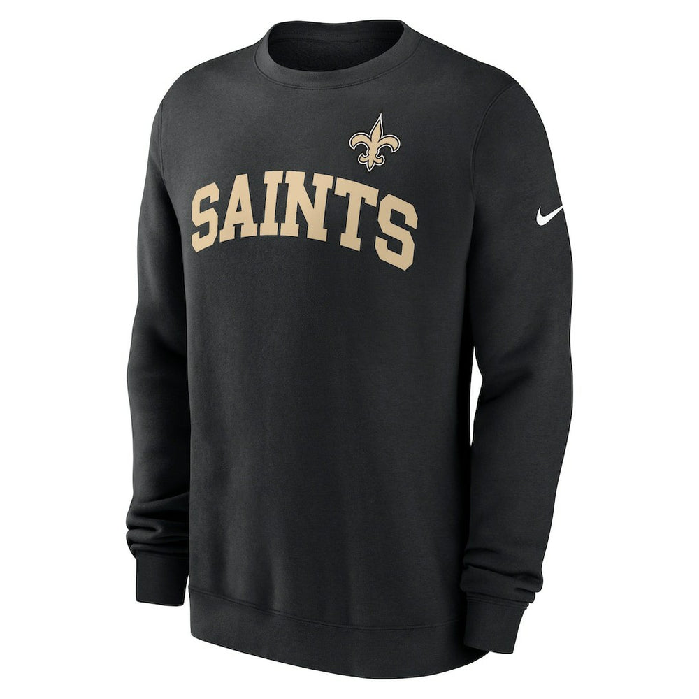New Orleans Saints Club Pullover Sweatshirt Black - Nike