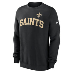 New Orleans Saints Club Pullover Sweatshirt Black - Nike