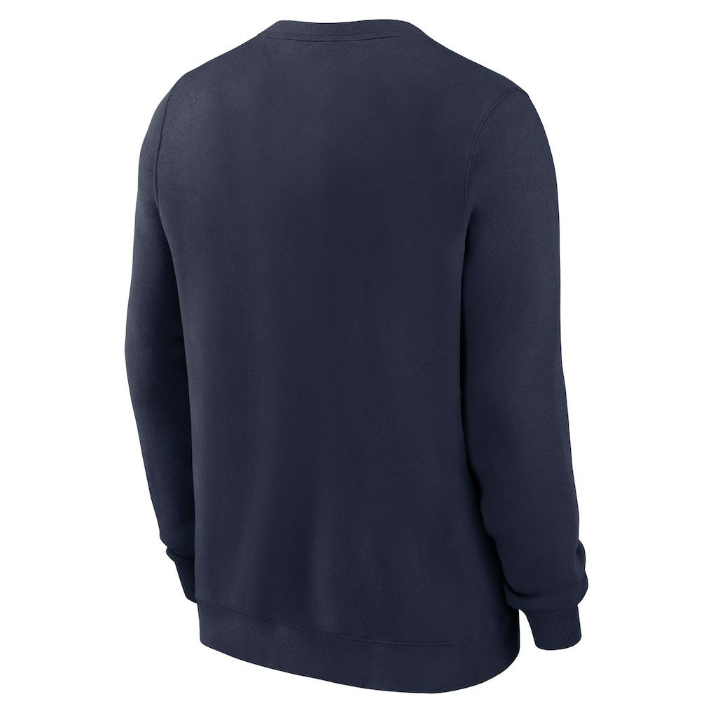 New England Patriots Club Pullover Sweatshirt Navy - Nike