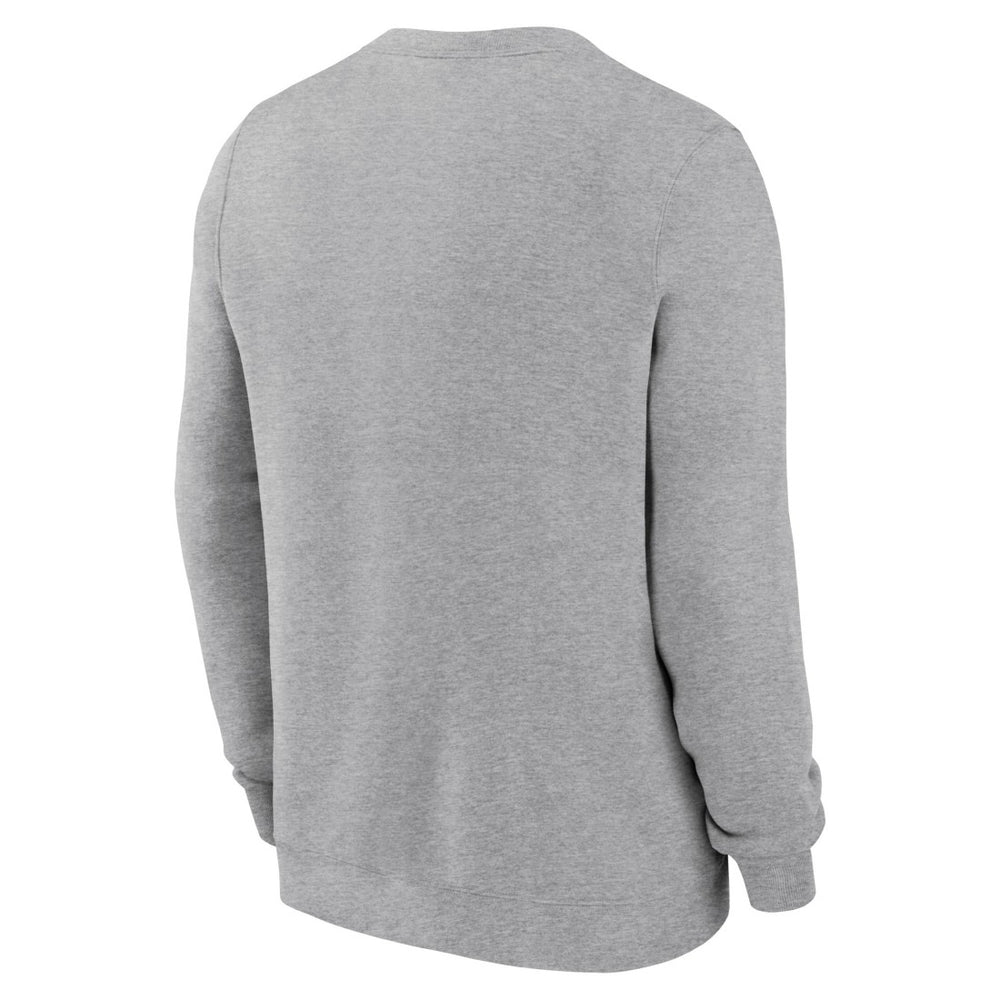 Denver Broncos Club Pullover Sweatshirt Heather Gray - Nike