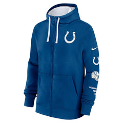 Indianapolis Colts Primetime Club Full-Zip Hoodie Royal - Nike