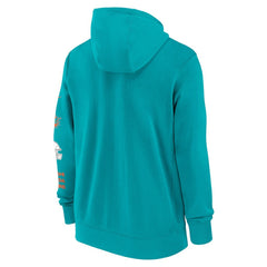 Miami Dolphins Primetime Club Full-Zip Hoodie Aqua - Nike