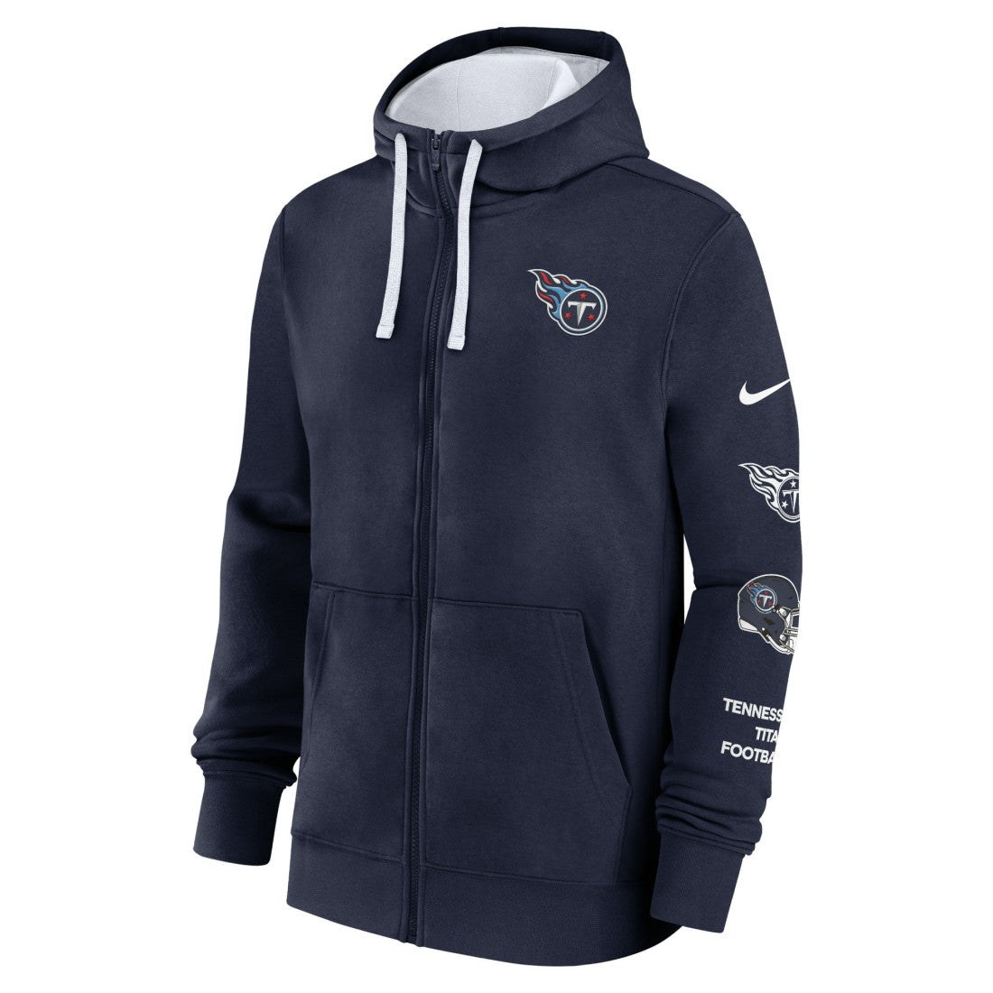 Tennessee Titans Primetime Club Full-Zip Hoodie Navy - Nike