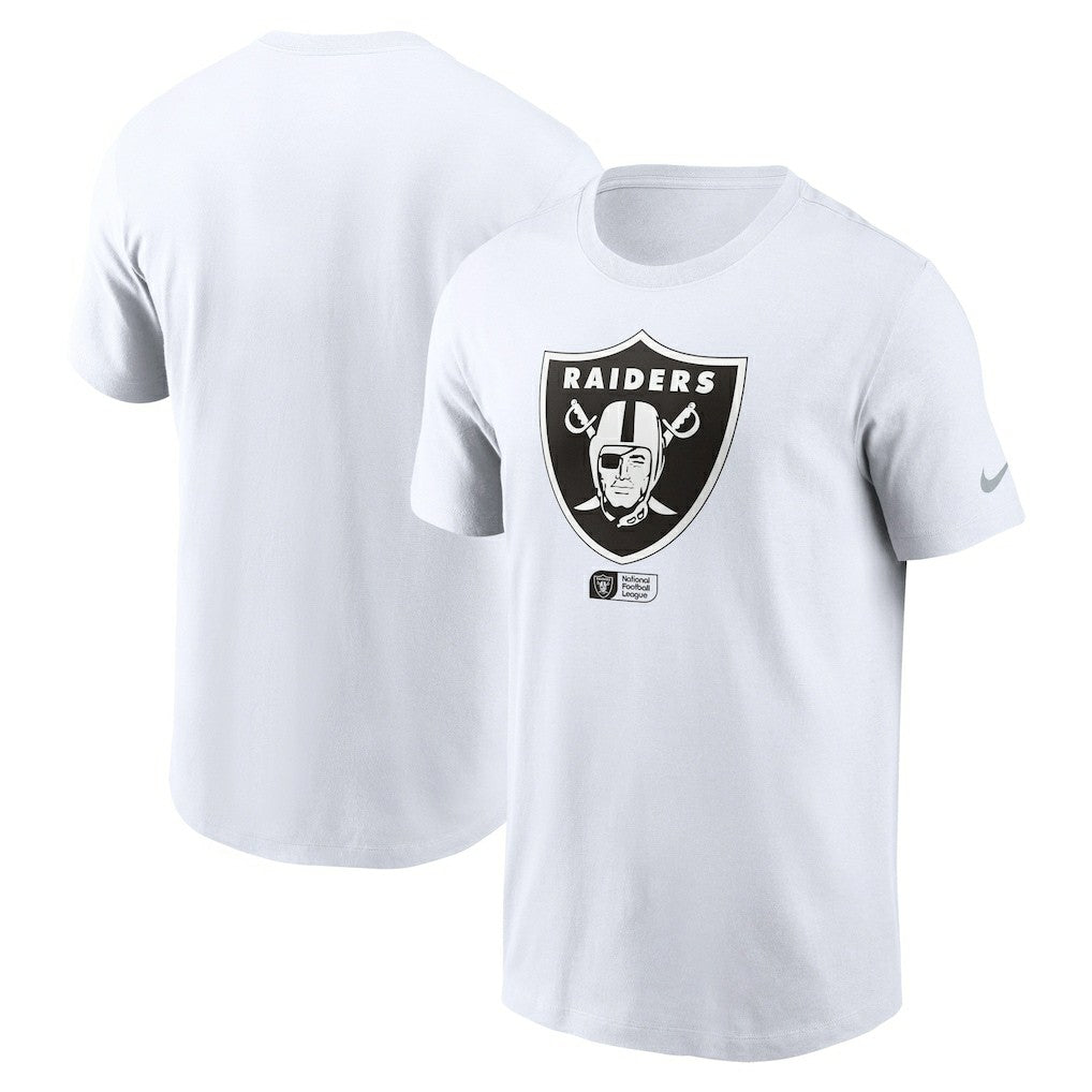 Las Vegas Raiders Faded Essential T-Shirt  White - Nike