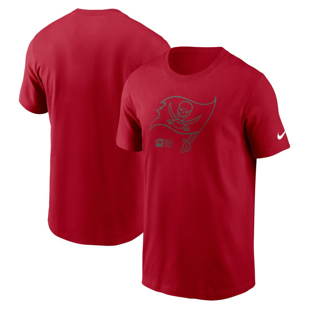 Tampa Bay Buccaneers Faded Essential T-Shirt  Red - Nike