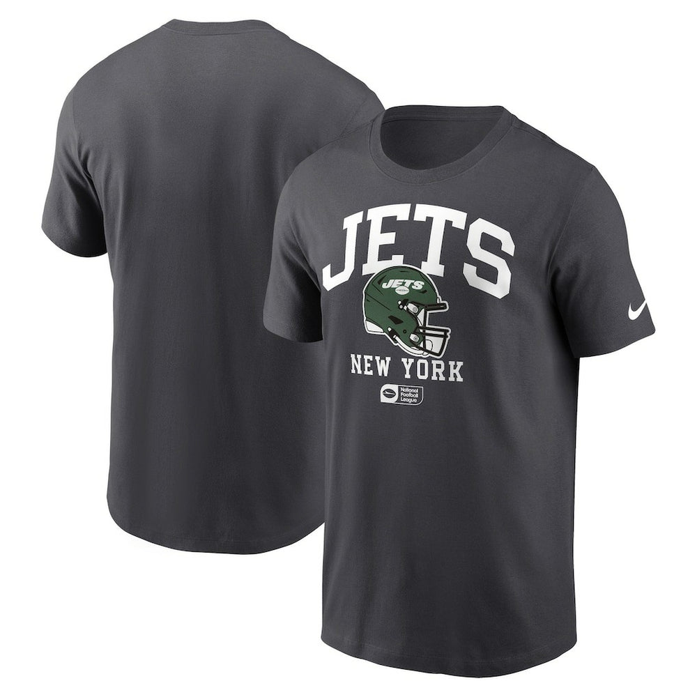 New York Jets Helmet Essential T-Shirt Anthracite - Nike