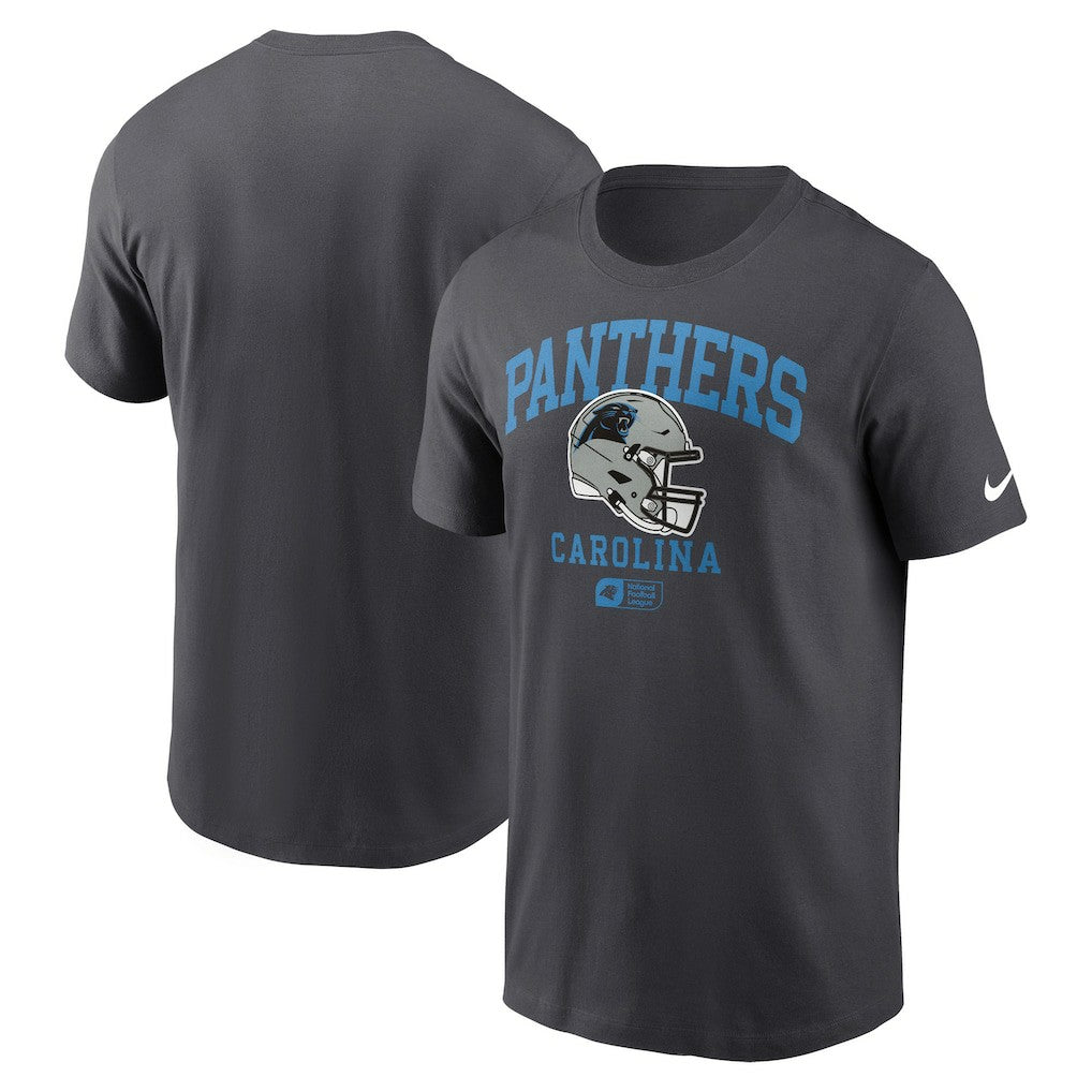 Carolina Panthers Helmet Essential T-Shirt Anthracite - Nike