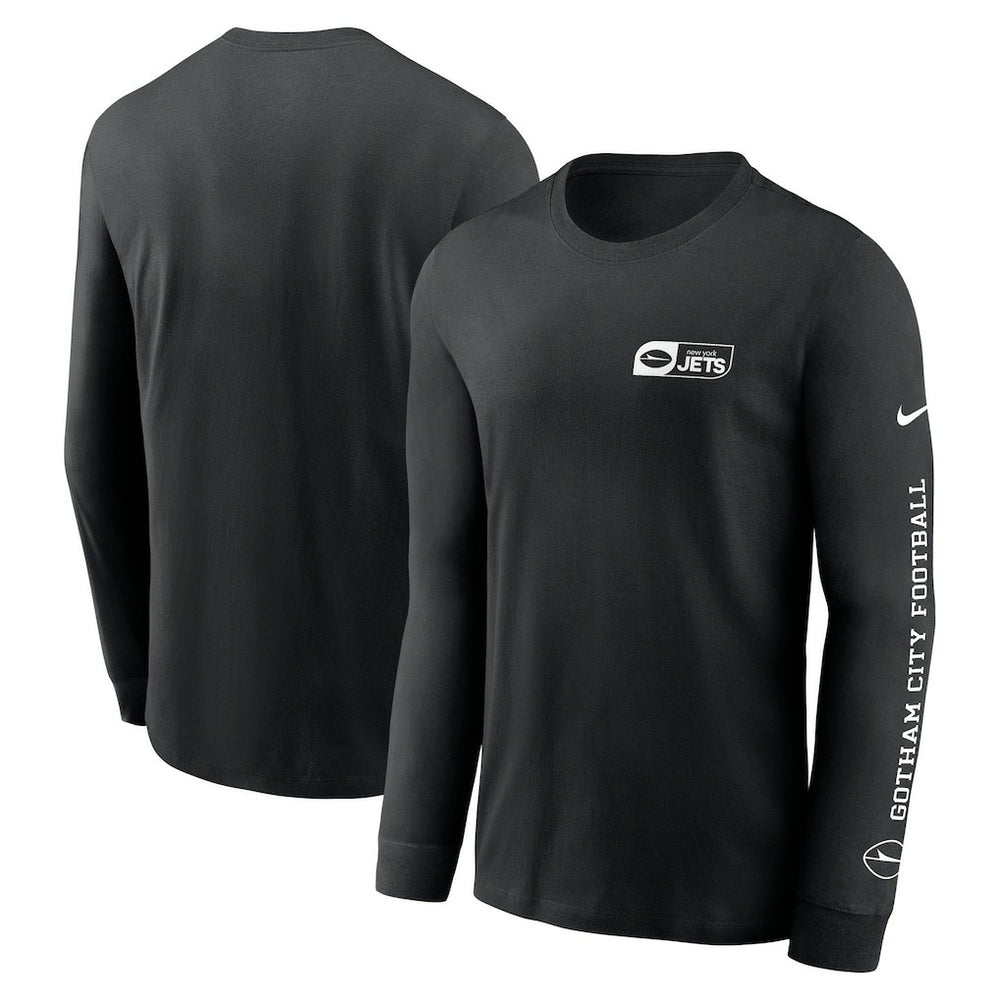 New York Jets All Out Long Sleeve T-Shirt Black - Nike