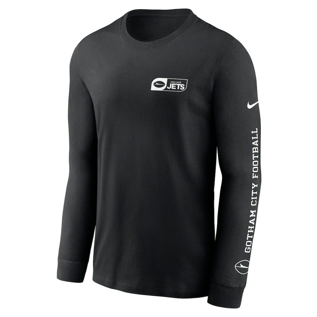 New York Jets All Out Long Sleeve T-Shirt Black - Nike