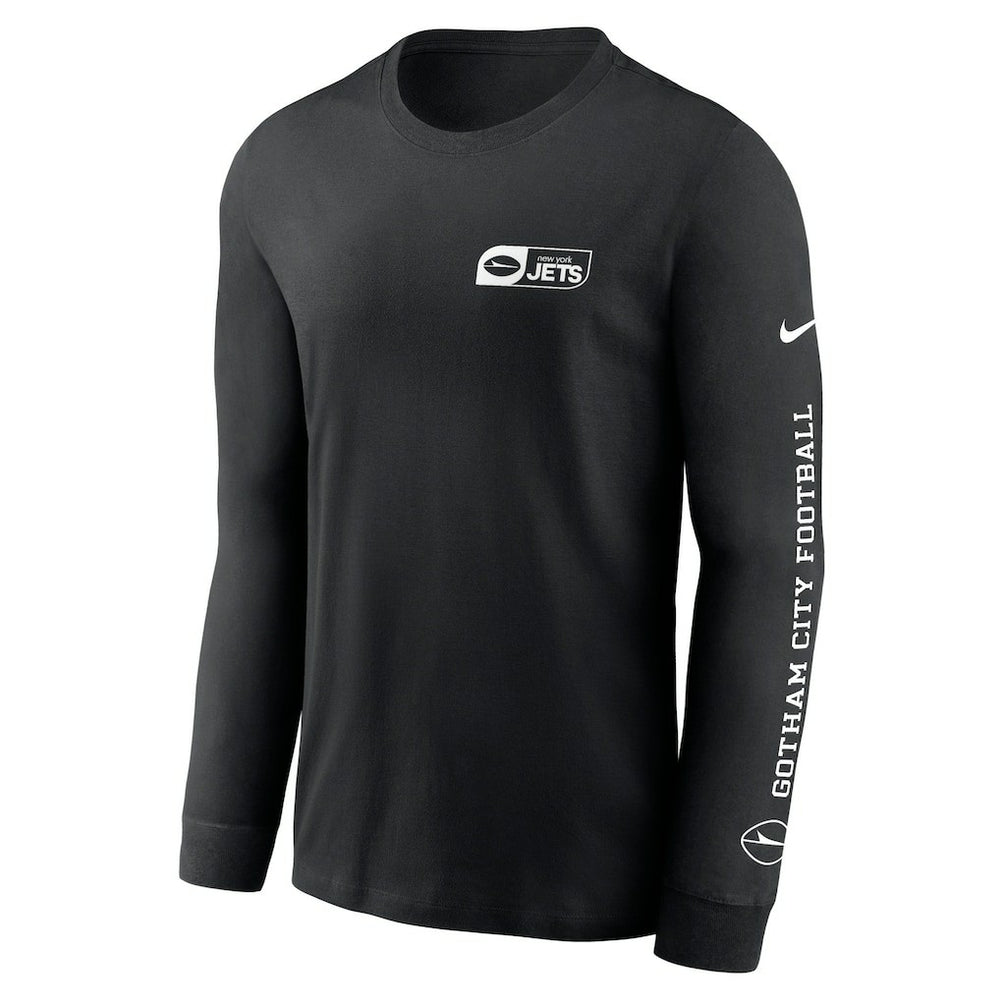 New York Jets All Out Long Sleeve T-Shirt Black - Nike