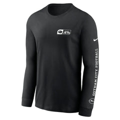 New York Jets All Out Long Sleeve T-Shirt Black - Nike