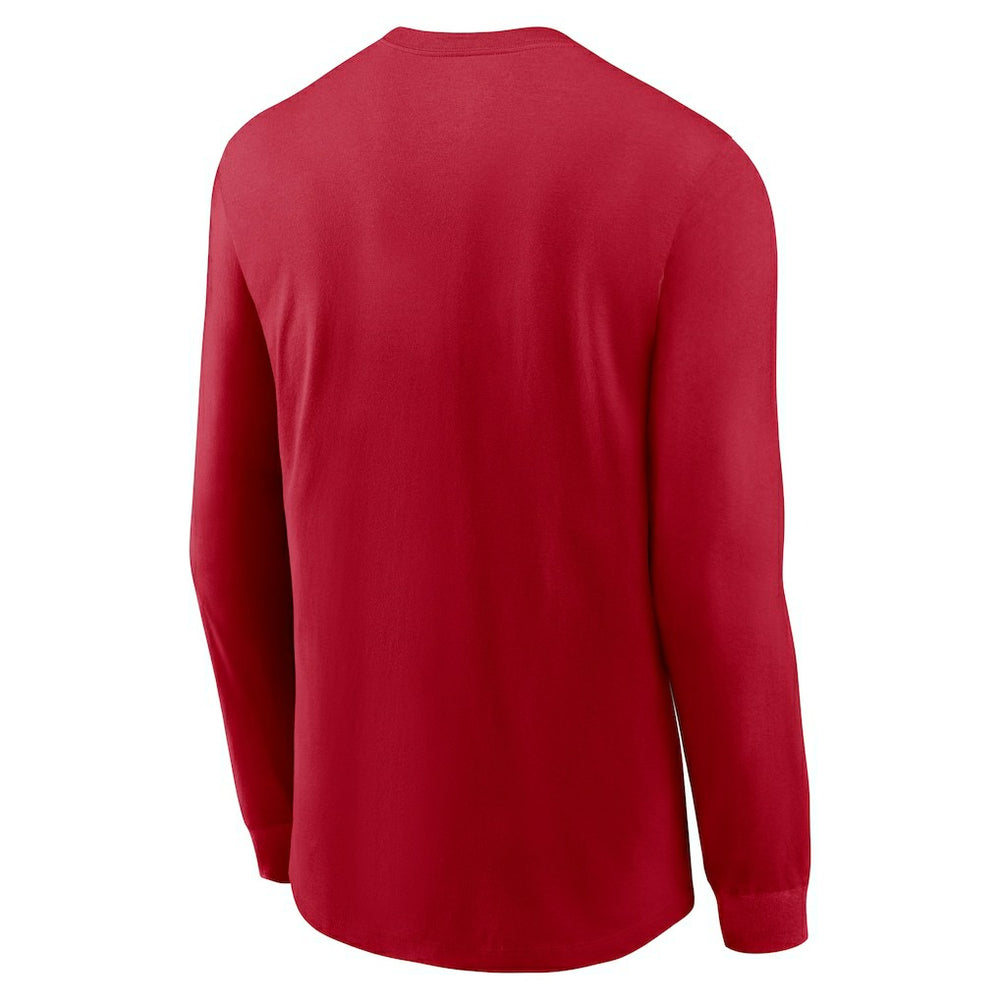San Francisco 49ers All Out Long Sleeve T-Shirt Scarlet - Nike