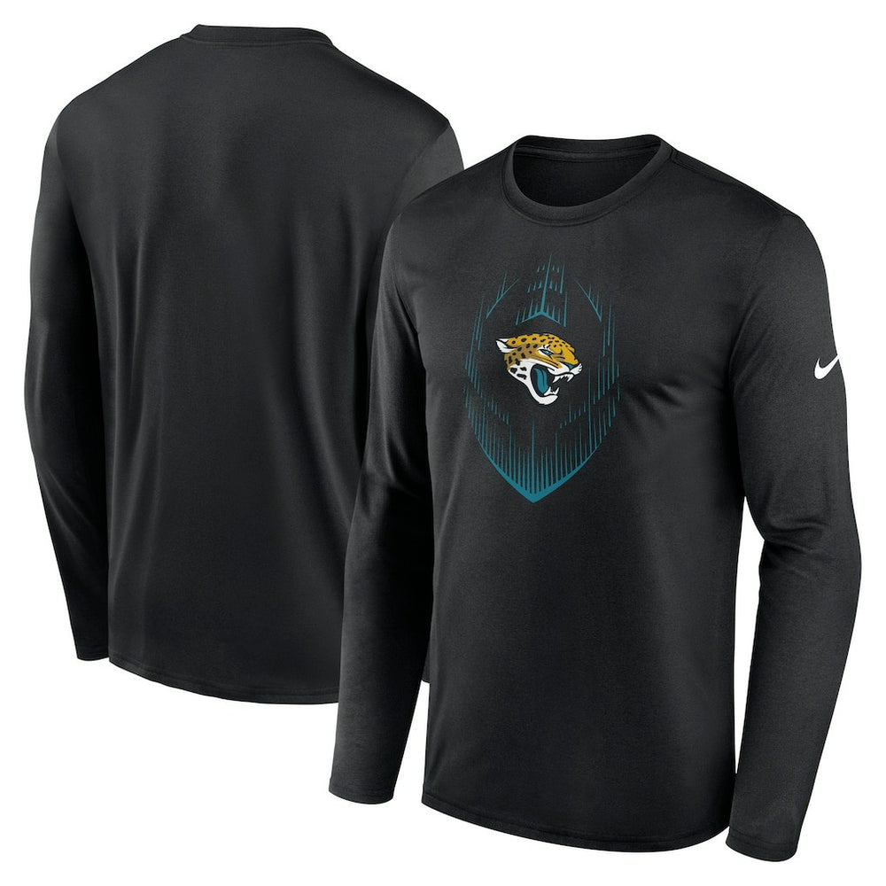 Jacksonville Jaguars Icon Legend Performance Long Sleeve T-Shirt Black - Nike