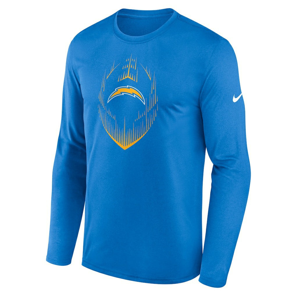 Los Angeles Chargers Icon Legend Performance Long Sleeve T-Shirt Powder Blue - Nike