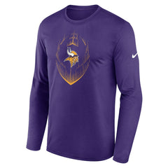 Minnesota Vikings Icon Legend Performance Long Sleeve T-Shirt Purple - Nike