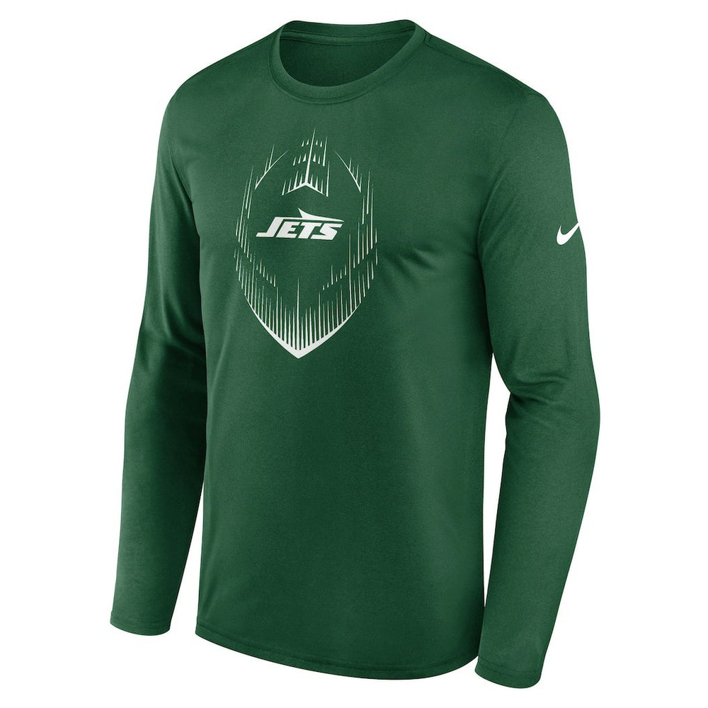 New York Jets Icon Legend Performance Long Sleeve T-Shirt Green - Nike