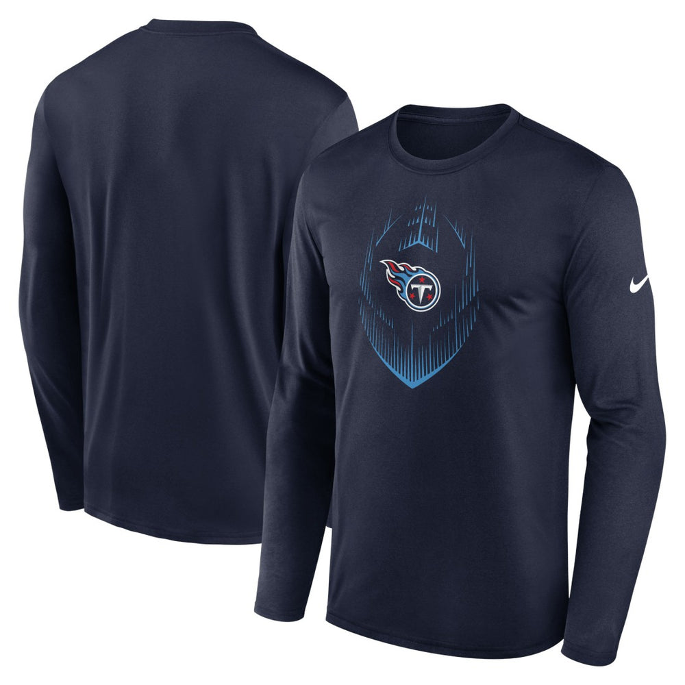 Tennessee Titans Icon Legend Performance Long Sleeve T-Shirt Navy - Nike