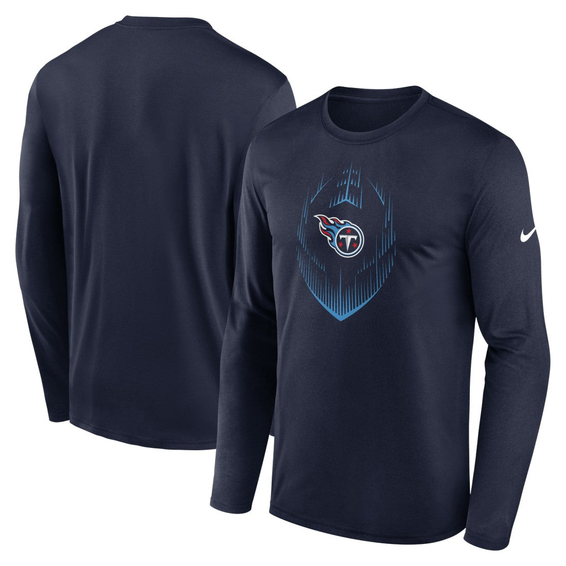 Tennessee Titans Icon Legend Performance Long Sleeve T-Shirt Navy - Nike