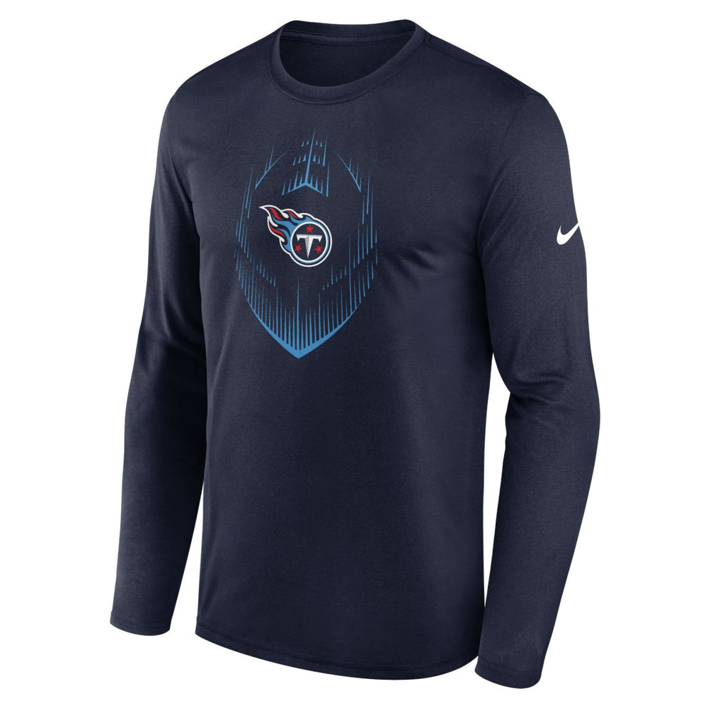 Tennessee Titans Icon Legend Performance Long Sleeve T-Shirt Navy - Nike