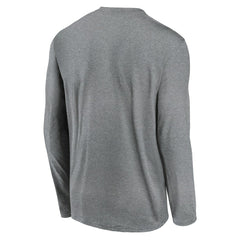 Houston Texans Icon Legend Performance Long Sleeve T-Shirt Heather Gray - Nike