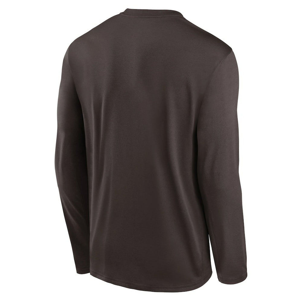 Cleveland Browns Icon Legend Performance Long Sleeve T-Shirt Brown - Nike