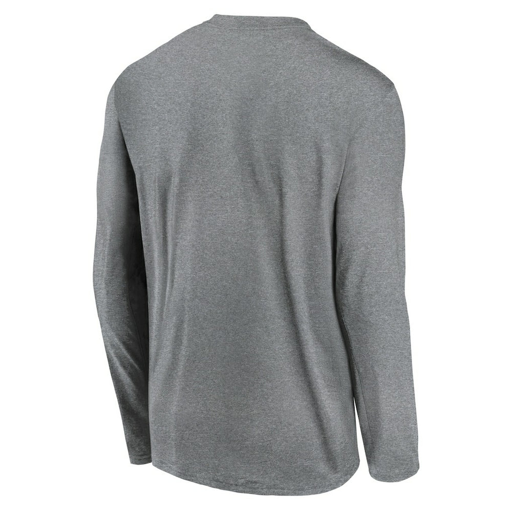 Cleveland Browns Icon Legend Performance Long Sleeve T-Shirt Heather Gray - Nike