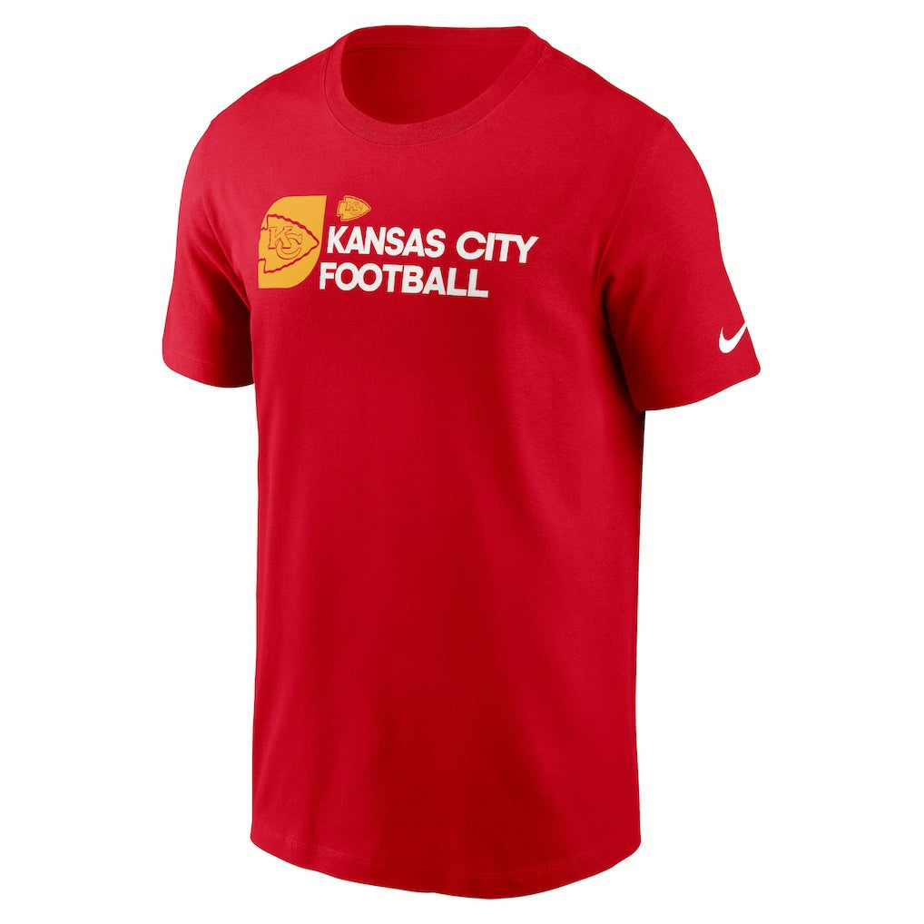 Kansas City Chiefs Outline T-Shirt Red - Nike