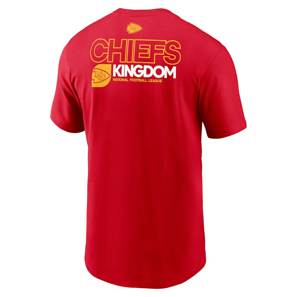Kansas City Chiefs Outline T-Shirt Red - Nike