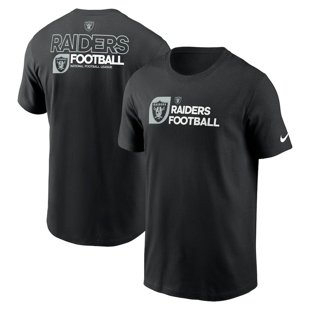 Las Vegas Raiders Outline T-Shirt Black - Nike