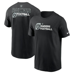 Las Vegas Raiders Outline T-Shirt Black - Nike
