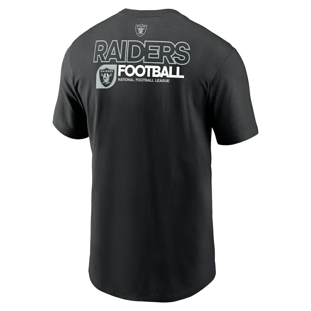 Las Vegas Raiders Outline T-Shirt Black - Nike