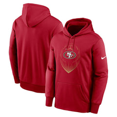 San Francisco 49ers Icon Performance Pullover Hoodie Scarlet - Nike