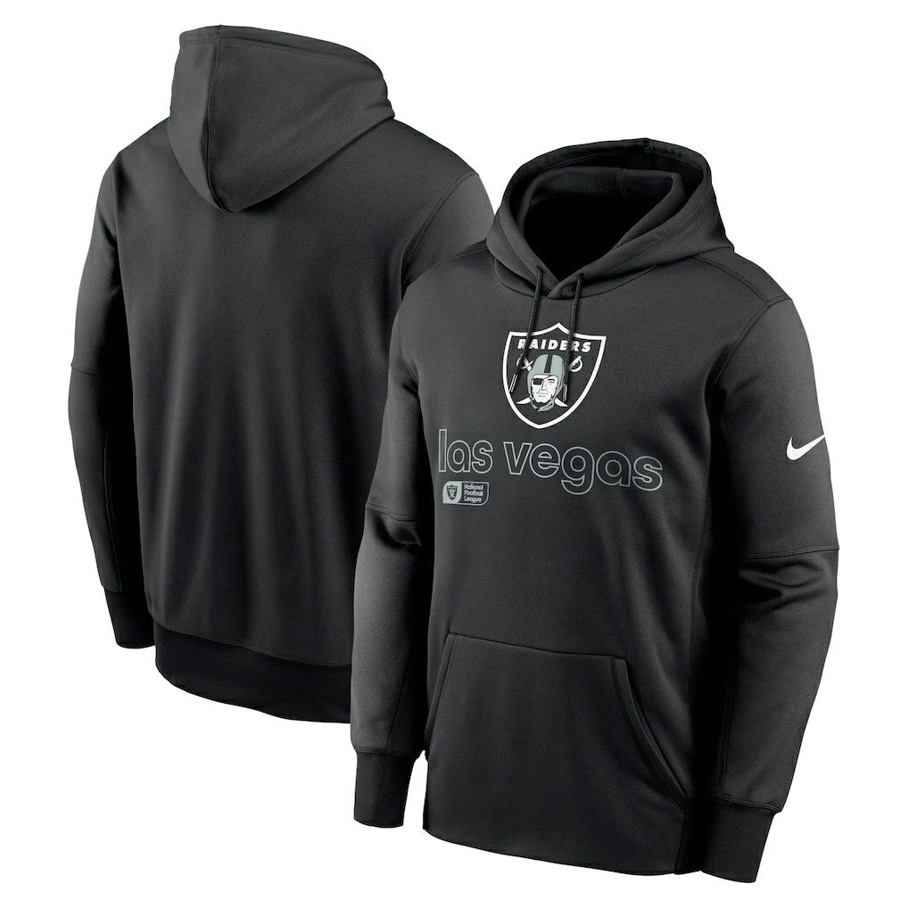 Las Vegas Raiders Performance Pullover Hoodie Black - Nike