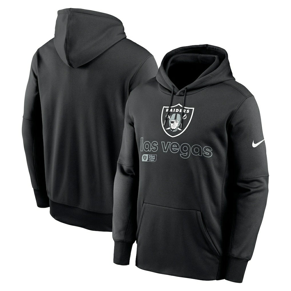 Las Vegas Raiders Performance Pullover Hoodie Black - Nike