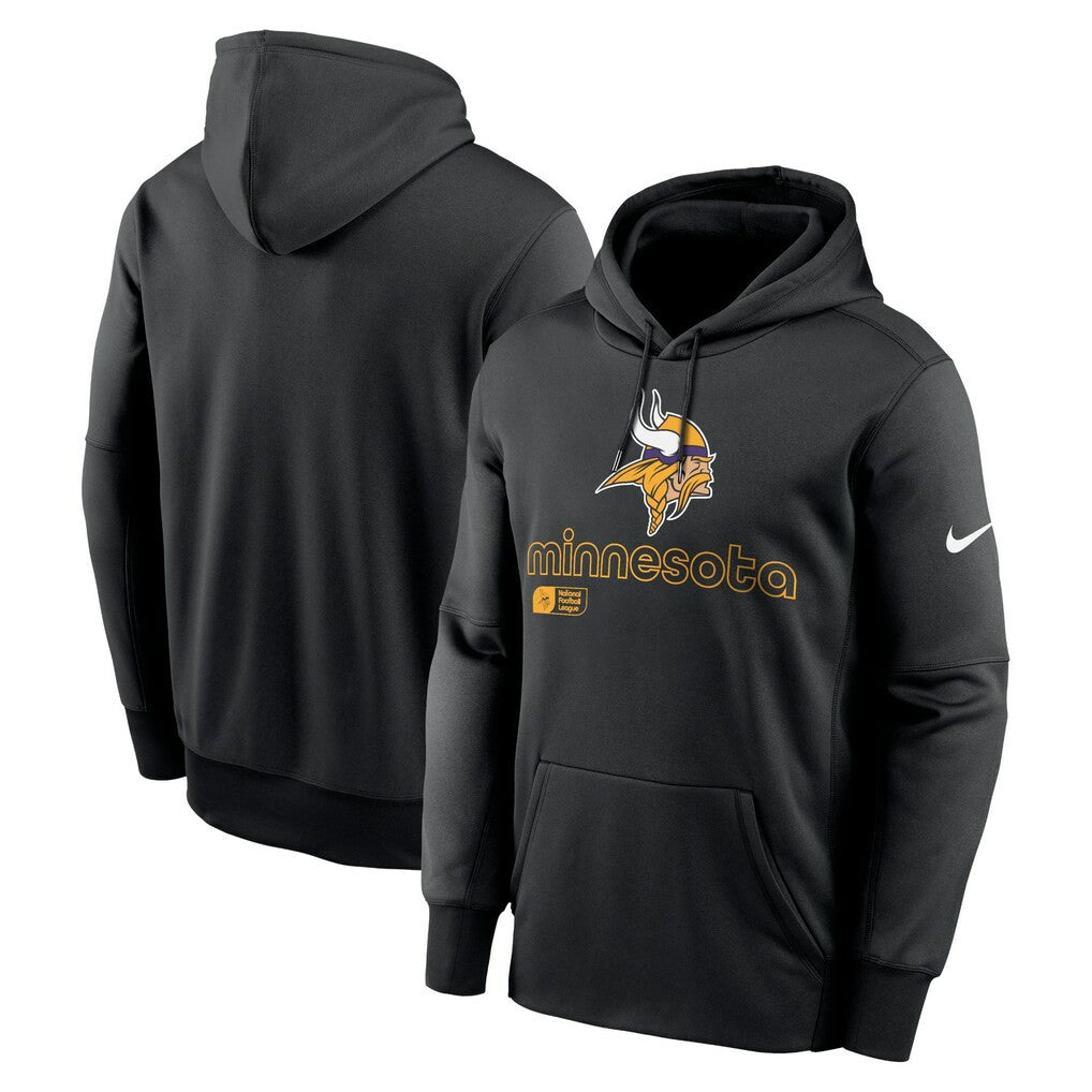 Minnesota Vikings Performance Pullover Hoodie Black - Nike