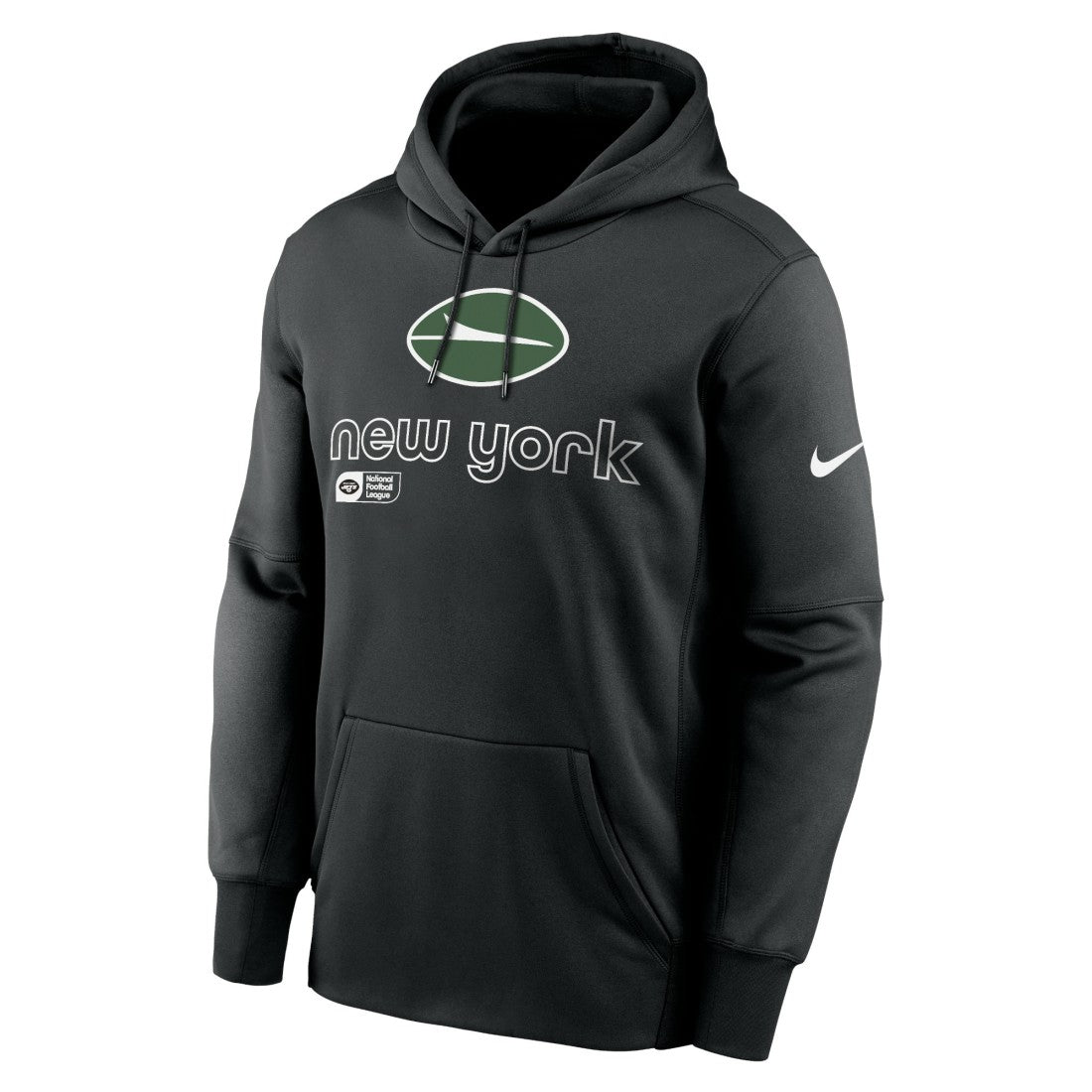 New York Jets Performance Pullover Hoodie Black - Nike