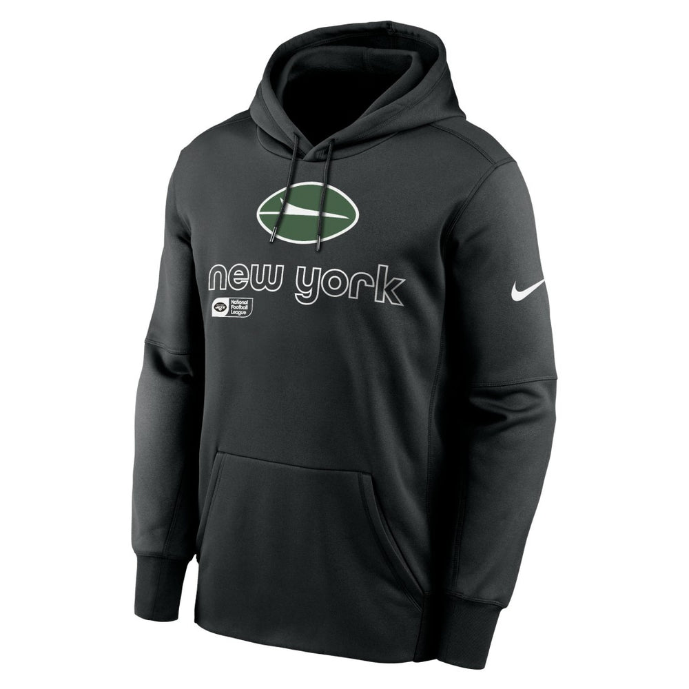 New York Jets Performance Pullover Hoodie Black - Nike