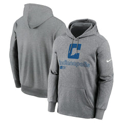 Indianapolis Colts Performance Pullover Hoodie Heather Gray - Nike