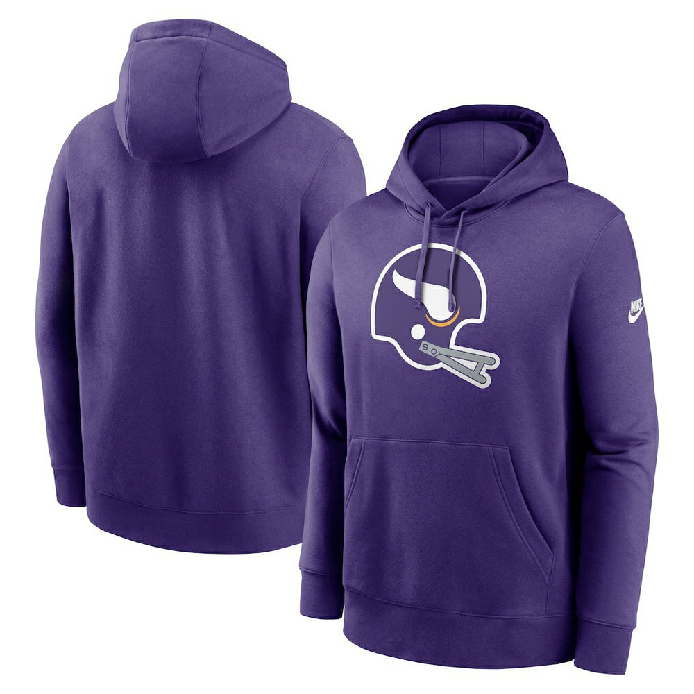 Minnesota Vikings Rewind Club Logo Pullover Hoodie Purple - Nike