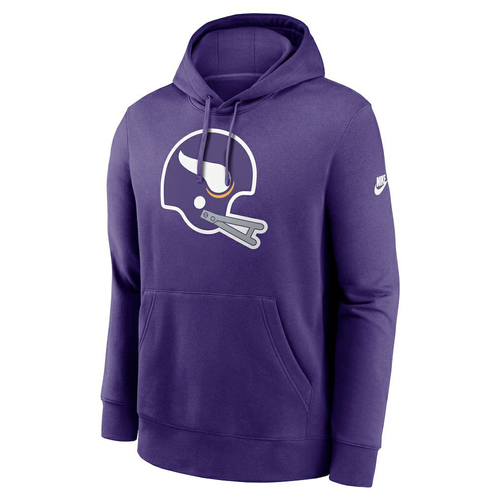 Minnesota Vikings Rewind Club Logo Pullover Hoodie Purple - Nike